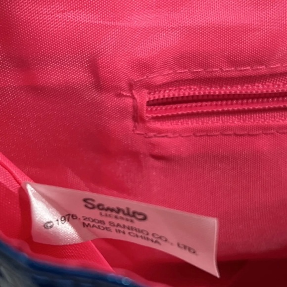 Sanrio Hello Kitty Shoulder Bag Bright Blue. - Picture 3 of 6